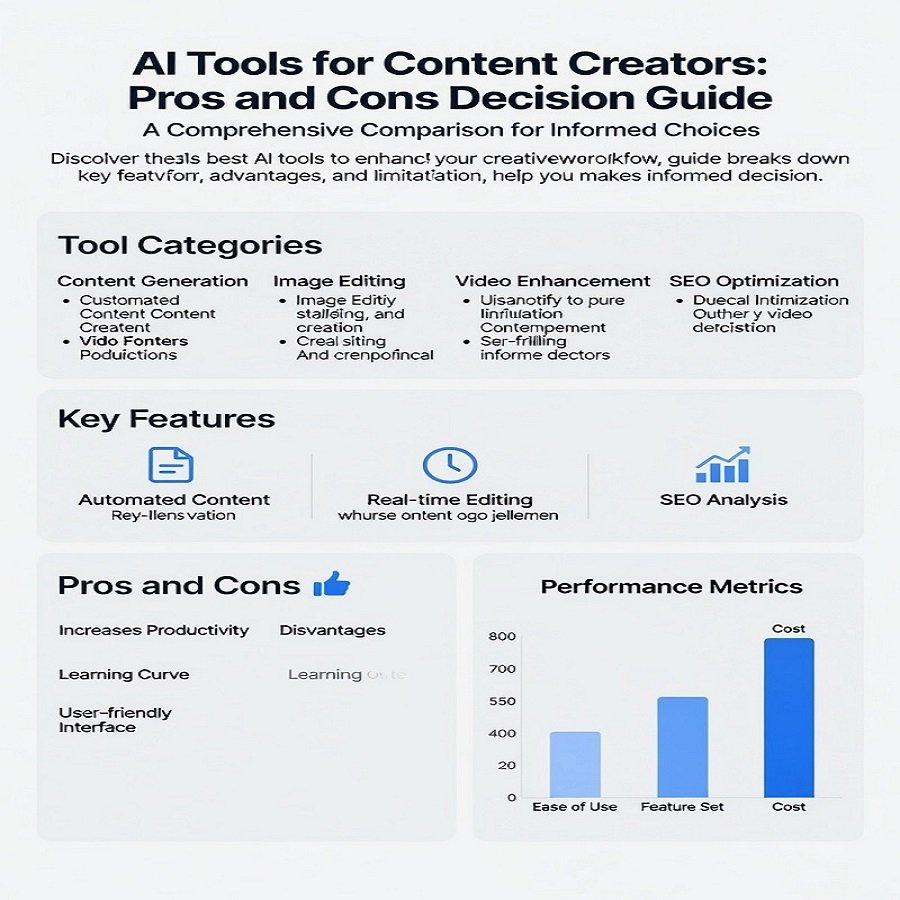 AI Tools for Content Creators Pros and Cons Decision Guide 2